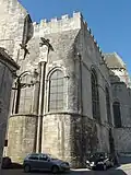 Chevet des absidioles et flanc septentrional.