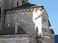 Sacristie, angle nord-est.
