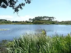 L'étang de Poulguidou.