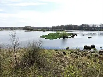 L'étang des Landes vu depuis le Grand Affût.