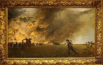 Incendie dans les Landes