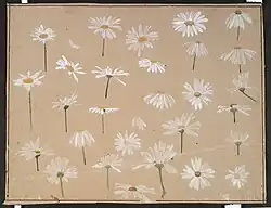 Etude de marguerites,  collection du musée Départemental d'Art ancien et Contemporaine d'Epinal