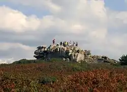 les vestiges du poste de garde-côte (Ti Gward)