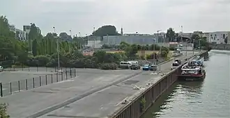 Île Martinet en 2021 vue vers l'amont