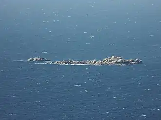 Vue de l'île d'Eccica.