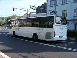 Vue arrière de l'Irisbus Crossway.