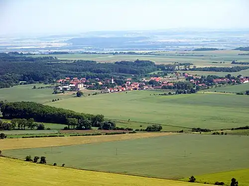Vue aérienne.