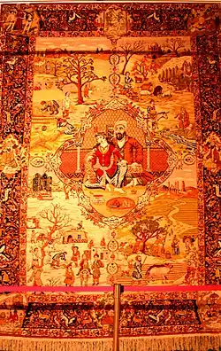 Le tapis "Dord fassil", l’école de Tabriz, XVIIIe&nbsp;siècle.