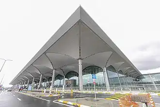 Extérieur du nouvel aéroport d'Istanbul