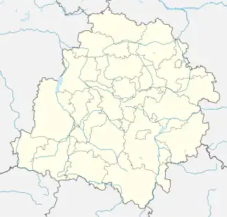 Voir sur la carte administrative de la Voïvodie de Łódź