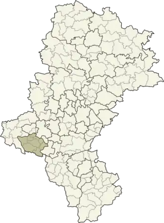 Localisation de Powiat de Wodzisław