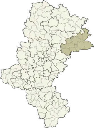 Localisation de Powiat de Zawiercie