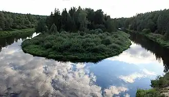 La Šventoji près de Mikieriai.