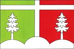 Drapeau de Žlebské Chvalovice