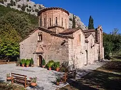 Vue de l'exonarthex depuis le sud-ouest.