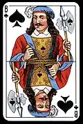 Valet de pique, carte russe.