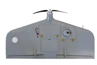 Vue de l'avion.