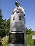 Monument sur le lieu des anciennes fosses communes, cimetière juif