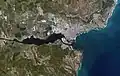 La commune de Varna vue du ciel