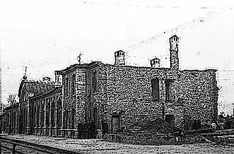 La gare en 1944.
