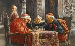 José Gallegos y Arnosa&nbsp;(es), Jeu d'échecs.