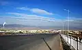 La route à Goussinooziorsk.