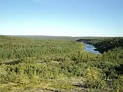 Vue de la vallée de la Touloma