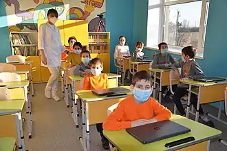 Une de ses salles de classe