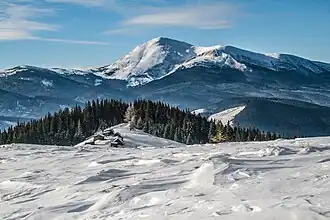 Vue du Hoverla.