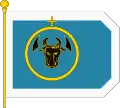 Bannière de cavalerie moldave à la bataille de Guruslău (1601), d'après un tableau contemporain de Hans von Aachen.