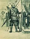Ilya Mouromets, dessin de 1895 par Andreï Riabouchkine