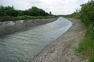Canal Siversky Donets-Donbass près de Tchassiv Iar.