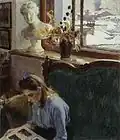 La fenêtre, 1912, toile, huile, 62 х 54, Musée des beaux-arts de l'oblast de Donetsk