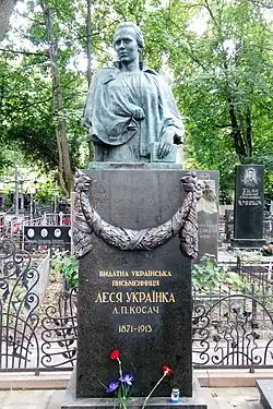 Tombeau de Lessia Oukraïnka.