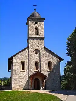 L'église Saint-Élie dans le monastère de Krupa na Vrbasu