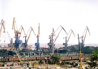 Des grues en 2006.
