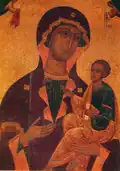 La Vierge odigitria de Jérusalem (XVIe&nbsp;siècle).