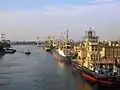 Vue du canal maritime.
