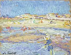 La plage à Soulac-sur-Mer.