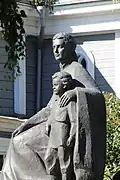 Monument de Maria Oulianova avec son fils à Oulianovsk.