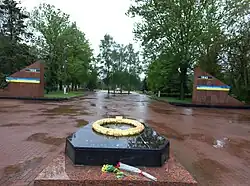 Entrée du cimetière militaire