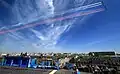 Des Su-25 colorent le ciel avec le drapeau russe