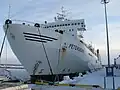 Le Petersburg au port d'Oust-Louga, le 11 février 2011