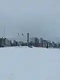 centre-ville en hiver