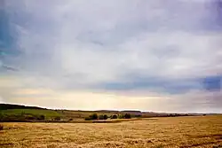 Champs autour du village.