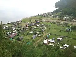 Vue aérienne.