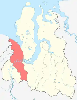 Localisation de Raïon de l'Oural