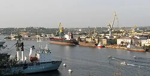 Le chantier naval.