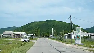 Une rue du village.
