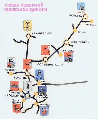 Image illustrative de l’article Chemins de fer du Nord (Russie)